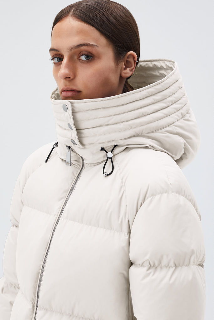 BREKKA Cologne Down Jacket - cream - detail