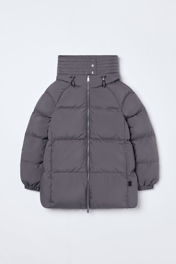 BREKKA Cologne Down Jacket - dark grey - flat lay