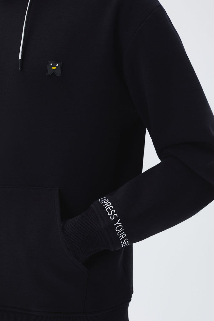 BREKKA Cairo Hoodie - black - detail