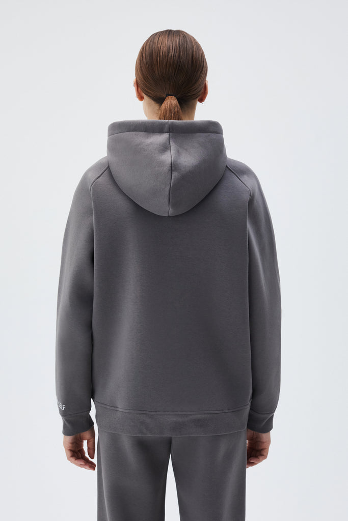 BREKKA Graz Hoodie - dark grey - back